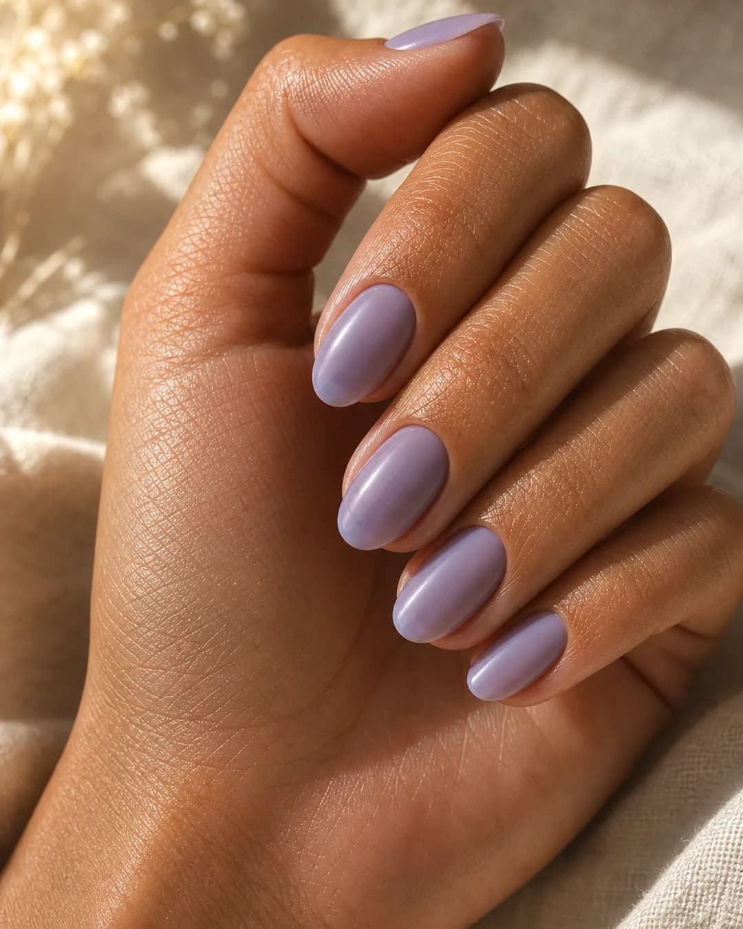 Uñas blueberry milk